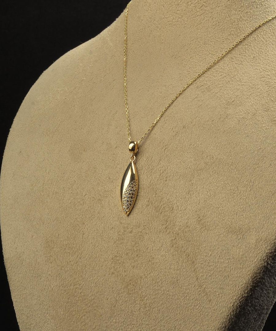 TEARDROP 14 AYAR ALTIN KOLYE